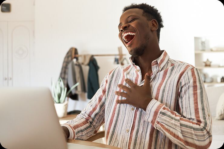 Professional working on digital solutions